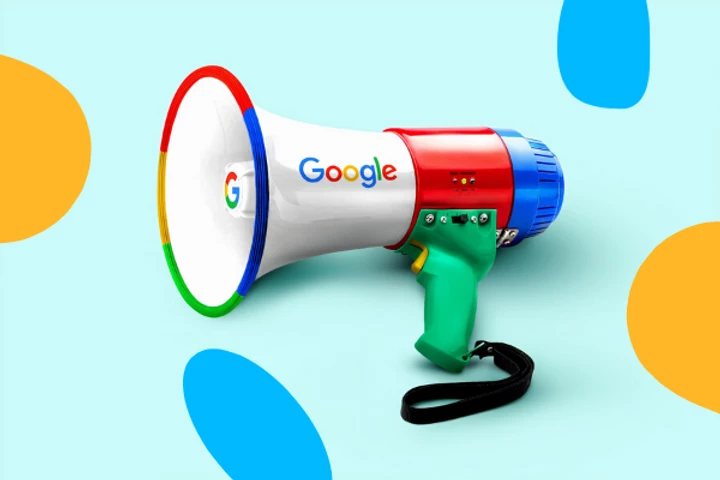 Mégaphone logo Google